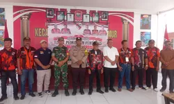 Bhabinkamtibmas Hadiri Musyawarah Pemilihan Ketua PAC Pemuda Pancasila Datuk Bandar Timur