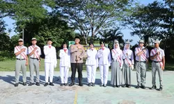 Kapolres Langkat Jadi Pembina Upacara di SMAN 1 Wampu, Berikan Motivasi dan Edukasi Kamtibmas kepada Pelajar