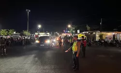 Berjalan Kondusif, 80 Personel Polres Tapteng Amankan Pawai Takbiran Idul Adha 1447 H