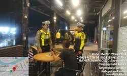 Sat Lantas Polres Tanjung Balai Gelar Patroli 'Polantas Menyapa' 