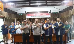 Polres Barito Timur Gelar Konferensi Pers Dua Kasus Kriminal, Pelaku Curanmor dan Pencurian Sawit