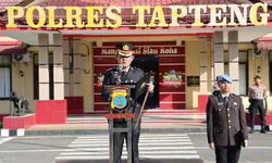 Peringati Hari Lahir Pancasila 2026, Polres Tapanuli Tengah Gelar Upacara Bendera