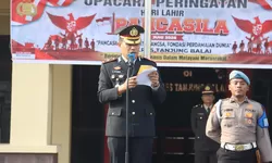Peringati Hari Lahir Pancasila 2026, Polres Tanjung Balai Gelar Upacara dan Kenaikan Pangkat Pengabdian