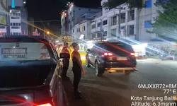 Sat Samapta Polres Tanjung Balai Patroli Malam Wujudkan Area Publik Aman