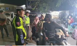 Dekat dan Humanis, Sat Lantas Polres Tanjung Balai Sapa Pedagang 