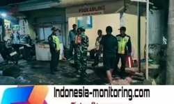 Patroli Jaga Kondusivitas, Koramil Dan Linmas Sisir Wilayah Jatipurno