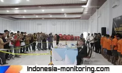 Kapolres Langkat Pimpin Langsung Konferensi Pers PengungkapanKapolres Langkat Pimpin Langsung Konferensi  33 Kasus Narkotika dalam Ops Antik Toba 2026