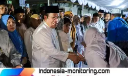 Penyambutan Jamaah haji/hajjah Kota Pematangsiantar Tahun 1447 H/2026 M di Balai Kota Pematangsiantar.