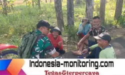 Babinsa Komsos dengan Petani, Pastikan Musim Tanam Ketiga Tetap Aman di Tengah Kemarau