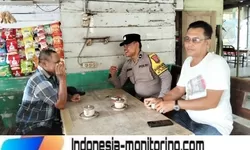 Bhabinkamtibmas Polres Tanjung Balai Sambangi Warga Jaga Kamtibmas