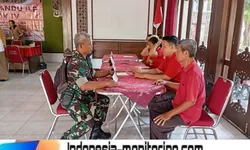 Peran Aktif Babinsa Kratonan Dampingi Posyandu Lansia 