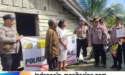 Polres Tanjung Balai Gelar 'Minggu Kasih', Beri Bantuan Warga Kurang Mampu 