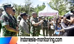 KASAD dan Bupati Tapteng Resmikan Jembatan Modular Tipe-21 di Lubuk Ampolu
