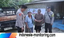 Kapolres Langkat Tunjukkan Kepedulian Sosial Melalui Program Bedah Rumah Sambut Hari Bhayangkara Ke-80
