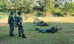 Asah Naluri Tempur, Prajurit Kodim 0724/Boyolali Tingkatkan Kemampuan Menembak