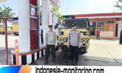 Pastikan Distribusi BBM Lancar, Polres Tanjung Balai Siagakan Personel di Sejumlah SPBU