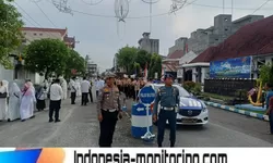 Sambut Tahun Baru Islam 1448 H, Sat Lantas Polres Tanjung Balai Amankan Pawai Ta'aruf 
