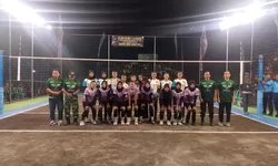 Danramil 16/Miri Buka Turnamen Voli Danramil Cup I, Kobarkan Semangat Sportivitas dan Persaudaraan