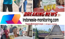 pemerintah kec.sijamapolang menyalurkan bantuan kepada masyarakat berupa beras dan minyak goreng