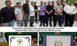 Kajari Tebingtinggi Perkuat Sinergi dengan FORWAKA