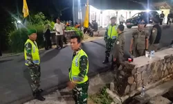 Sinergi Aparat Gabungan Jaga Kondusivitas Penerimaan Warga Baru PSHT di Purwantoro