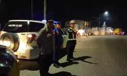 Sat Lantas Polres Tanjung Balai Gelar Patroli Blue Light Jaga Kenyamanan Malam Hari