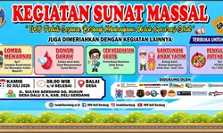IWO Deli Serdang Gelar Sunat Massal Gratis dan Berbagai Kegiatan Sosial untuk Masyarakat