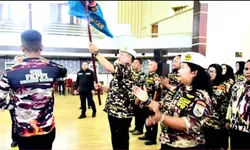Ketua PD II KB FKPPI Sumut H Buyung Lantik Kapten (Purn) H Mahmud Efendi Jadi Ketua KB FKPPI PC 0211/Tapteng