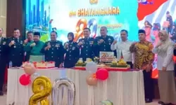 Kejakasaan Negeri TebingTinggi Hadiri Hari Jadi Polri Ke 80 Tahun , Di Polres Tebingtinggi. 