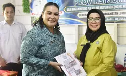 TP PKK Tapanuli Tengah Terima Kunjungan Tim Monitoring PKK Provinsi Sumut di Desa Aek Gambir Lumut