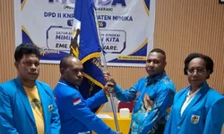 Rafael Taorekeyau Terpilih Sebagai Ketua KNPI Kabupaten Mimika Periode 2026-2029