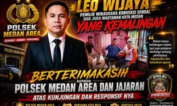 Leo Wijaya Pemilik Wirausaha Konveksi Sendal serta Wartawan Kota Medan yang Tempat Usahanya Dibobol Maling, Mengucapkan Terimakasih Kepada Polsek Meda