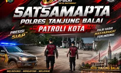 Sat Samapta Polres Tanjung Balai Gencarkan Patroli Dialogis dan Sosialisasi Call Center 110