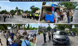 Sat Lantas Polres Tanjung Balai Bersama Tim Gabungan Gelar Razia Kepatuhan Pajak