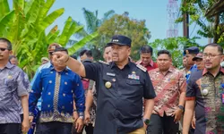 Bupati Batu Bara Tinjau Lokasi Pembangunan Sekolah Rakyat di Kecamatan Lima Puluh