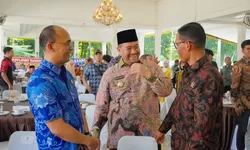 Bupati Batu Bara Hadiri Pisah Sambut Komandan Lanal Tanjung Balai Asahan
