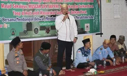 Hadiri Tabligh Akbar dan Muscam BKPRMI Sorkam, Wabup Tapanuli Tengah Ajak Pemuda Makmurkan Masjid