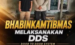 Bhabinkamtibmas Pulau Simardan Ajak Warga Kedepankan Kerukunan