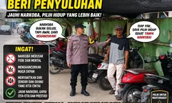 Bhabinkamtibmas Polsek Tanjung Balai Selatan Ajak Warga Jaga Keamanan Lingkungan dan Lawan Hoaks