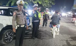 Sat Lantas Polres Tanjung Balai Gencarkan Blue Light Patrol untuk Tekan Kriminalitas