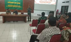 Kasdim 0735/Surakarta Berikan Materi Wasbang dan Bela Negara Kepada Masyarakat