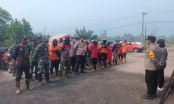Siapkan Penanganan Karhutla, Polsek Sabangau Ikuti Apel Konsolidasi