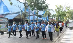 Kapolres Sibolga Hadiri Launching Car Free Day, Pastikan Pengamanan Berjalan Aman dan Kondusif