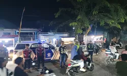 Cegah Balap Liar dan Kejahatan Jalanan, Satlantas Polres Tanjung Balai Patroli Blue Light Malam Hari