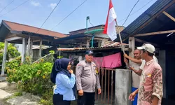 Menyambut HUT RI ke-81, Polsek Datuk Bandar Ajak Warga Pasang Bendera Merah Putih