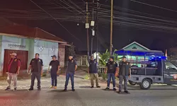 Polsek Teluk Nibung Patroli di Malam Minggu, Jaga Keamanan dan Cegah Balap Liar