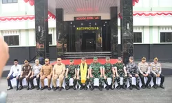 Kapolres Tanjung Balai Hadiri Kunjungan Kerja Pangdam I/BB di Makodim 0208/Asahan