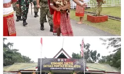 Panglima 3 Briged Tentera Darat Malaysia Kunjungi Pos Gabma Kotis Satgas Pamtas RI-Malaysia, Perkuat Hubungan Silaturahmi dan Kerja Sama Perbatasan