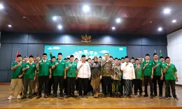 Pelantikan GP Ansor Surakarta, Astrid Widayani Ajak Perkuat Soliditas dan Kepedulian Sosial