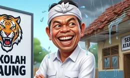 Sekolah Maung Jabar Dikritik: Saat Pemerintah Sibuk Membuat Sekolah Elite, Ribuan Kelas Masih Bocor Saat Hujan